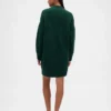 Oversized Turtleneck Mini Sweater Dress