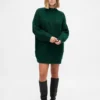Oversized Turtleneck Mini Sweater Dress