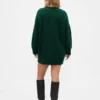 Oversized Turtleneck Mini Sweater Dress