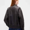 Oversized Vegan Leather Jacket
