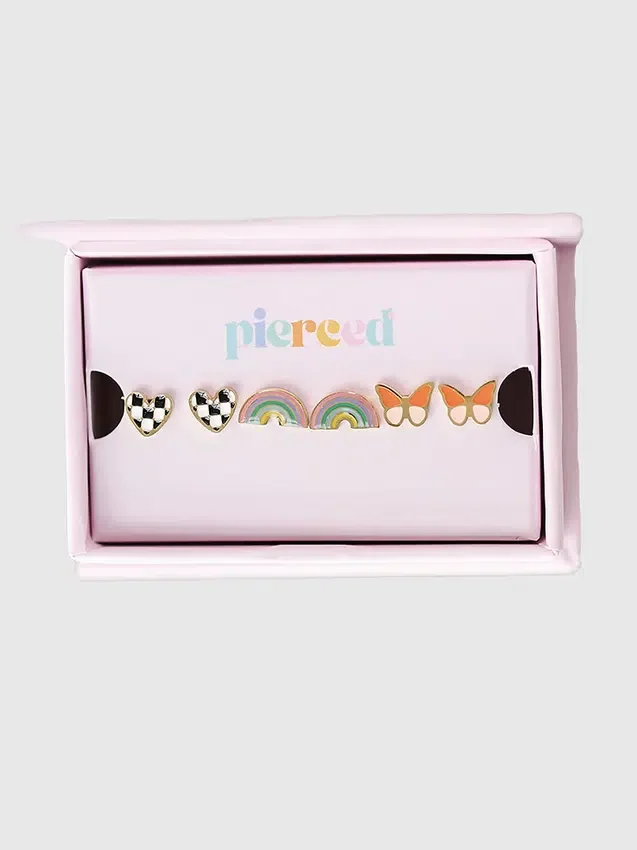 Pierced Co Bestseller Screwback Earring Set