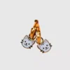 Pierced Co Cat Charms for Huggie Earrings