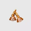 Pierced Co Dog Charms for Huggie Earrings