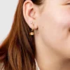 Pierced Co Dog Charms for Huggie Earrings