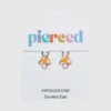 Pierced Co Garden Mushroom Charms for Huggie Earrings