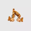 Pierced Co Goldfish Charms for Huggie Earrings