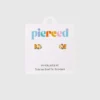 Pierced Co Goldfish Screwback Earrings