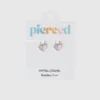 Pierced Co Heart Duo Charm for Huggie Earrings