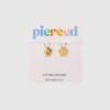 Pierced Co Paw Print Charms for Huggie Earrings