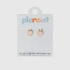 Pierced Co Peachy Heart Charm for Huggie Earrings