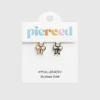 Pierced Co Pink Bow Charm for Huggie Earrings