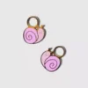 Pierced Co Snail Charms for Huggie Earrings