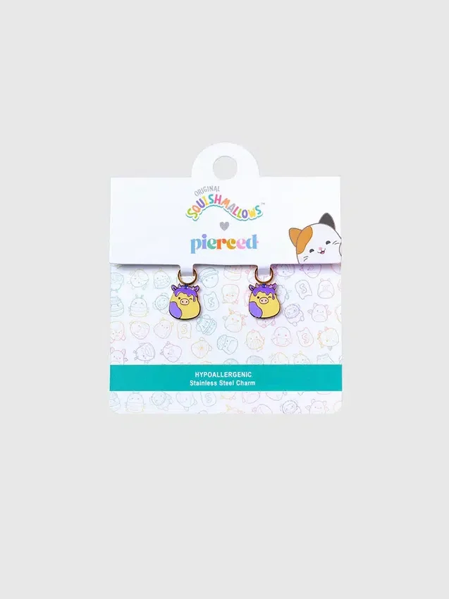 Pierced Co Squishmallows Benito Charms for Huggie Earrings