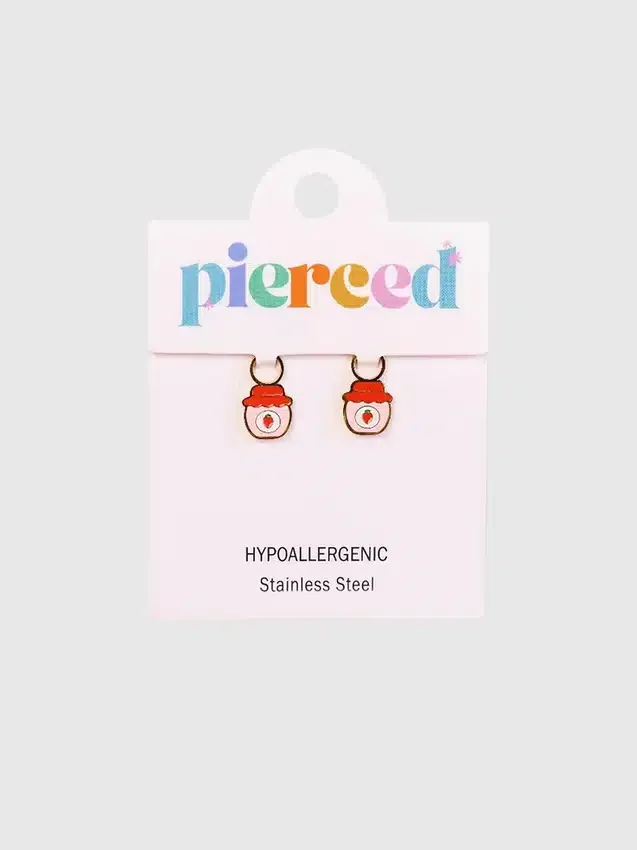 Pierced Co Strawberry Jam Charms for Huggie Earrings