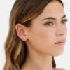 Pierced Co Tiny Peachy Heart Screwback Earrings
