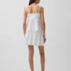 Pintuck Lace-Trim Easy Mini Skort