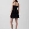Pintuck Lace-Trim Easy Mini Skort