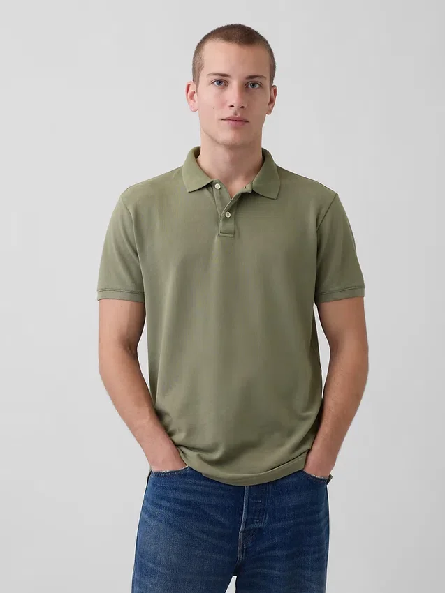 Pique Polo Shirt