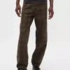 Plaid Canvas Baggy Jeans