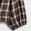 Plaid Tie-Waist Top