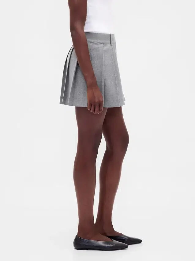 Pleated Mini Skort