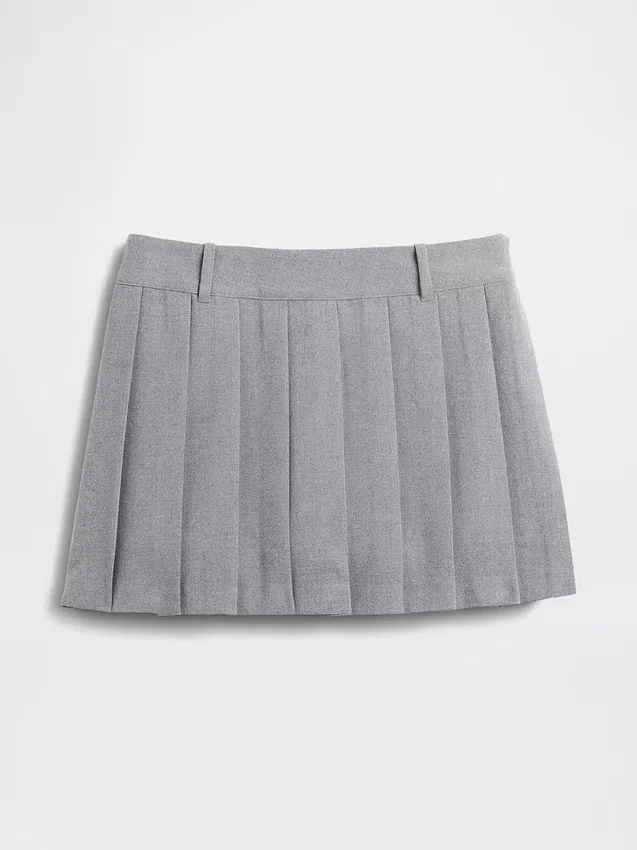 Pleated Mini Skort
