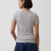 Pointelle Crewneck T-Shirt