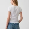 Pointelle Crewneck T-Shirt