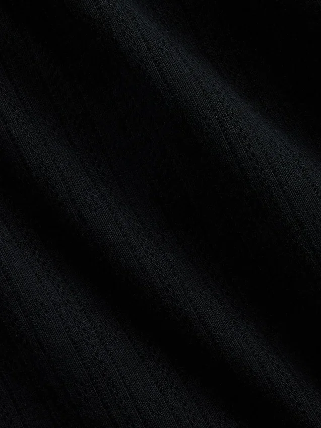 Pointelle Crewneck T-Shirt