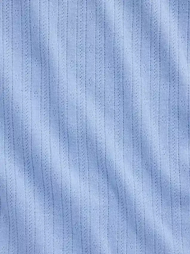 Pointelle Crewneck T-Shirt
