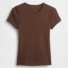 Pointelle Crewneck T-Shirt