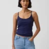 Pointelle Crop Cami