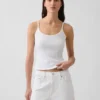 Pointelle Crop Cami