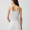 Pointelle Crop Cami