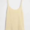 Pointelle Crop Cami