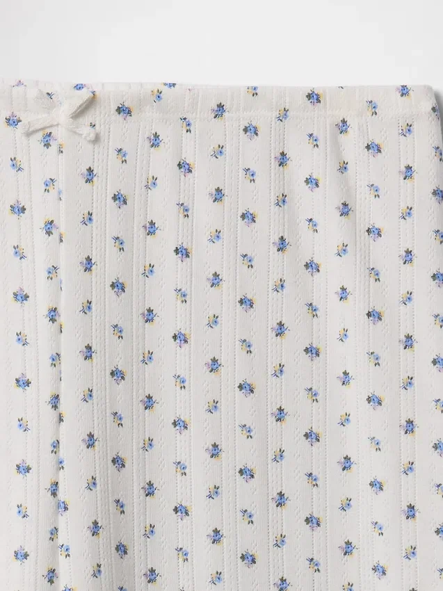Pointelle Crop Pj Pants