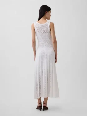 Pointelle Maxi Dress