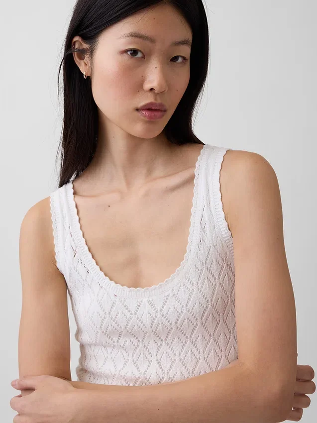 Pointelle Maxi Dress