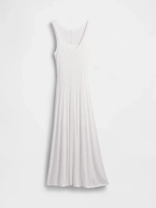 Pointelle Maxi Dress