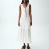 Pointelle Maxi Dress