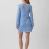 Pointelle Mini Sweater Dress