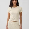Pointelle Pj T-Shirt