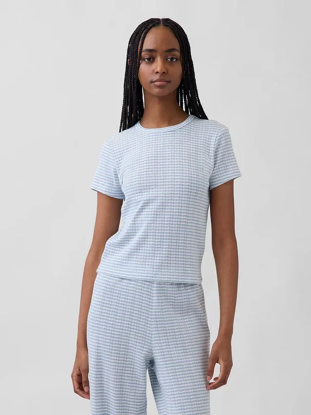 Pointelle Pj T-Shirt