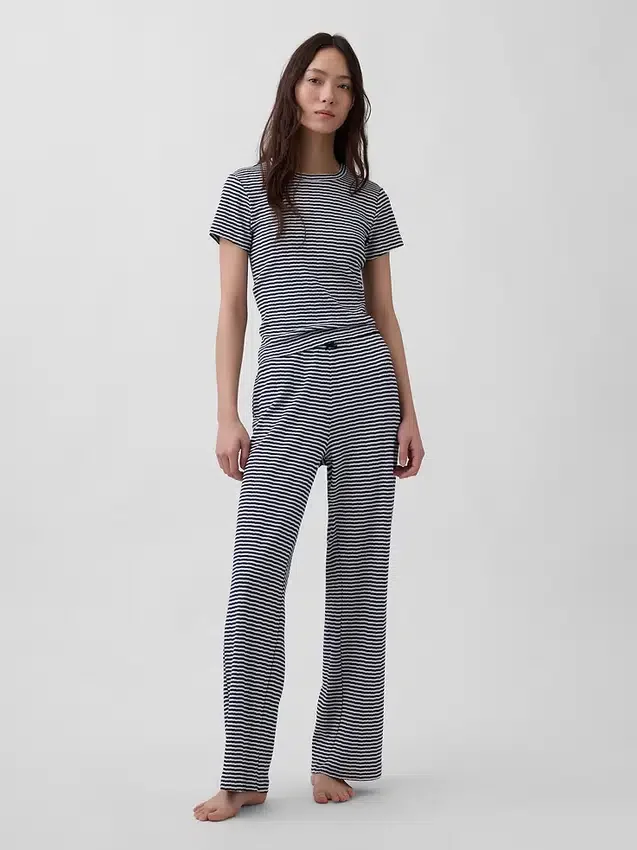 Pointelle Pj T-Shirt