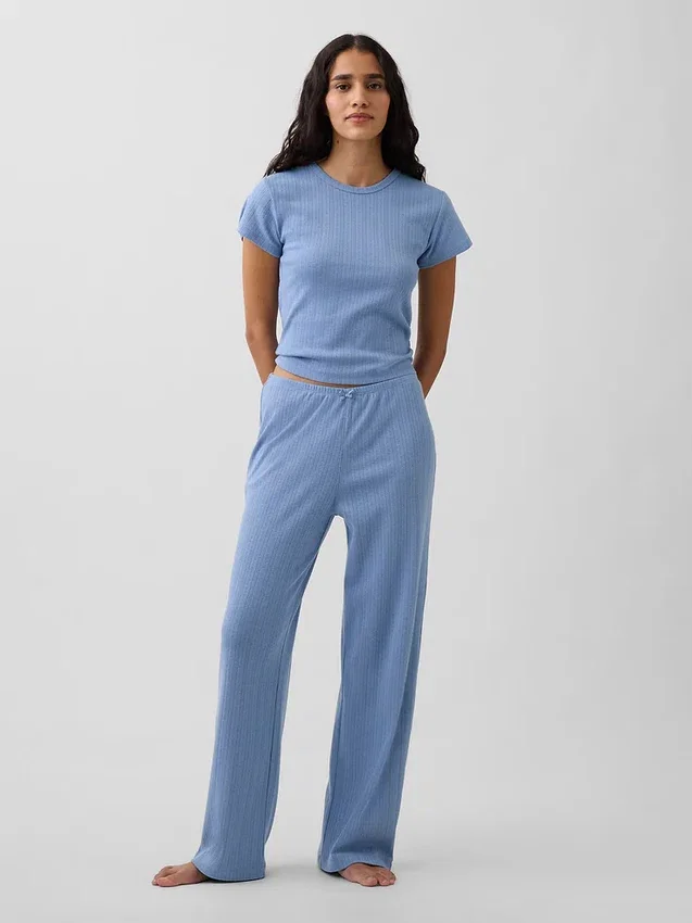 Pointelle Pj T-Shirt