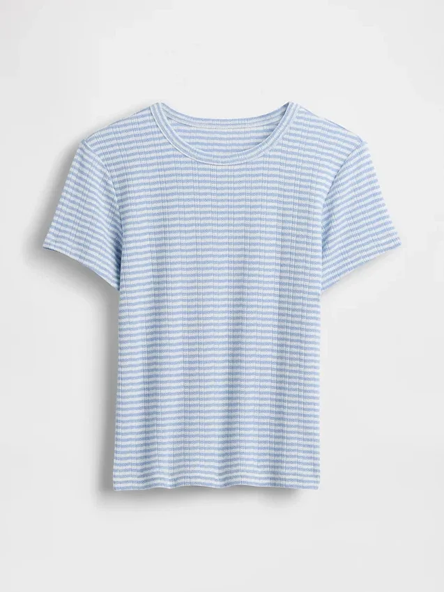 Pointelle Pj T-Shirt