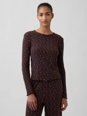 Pointelle Pj Top