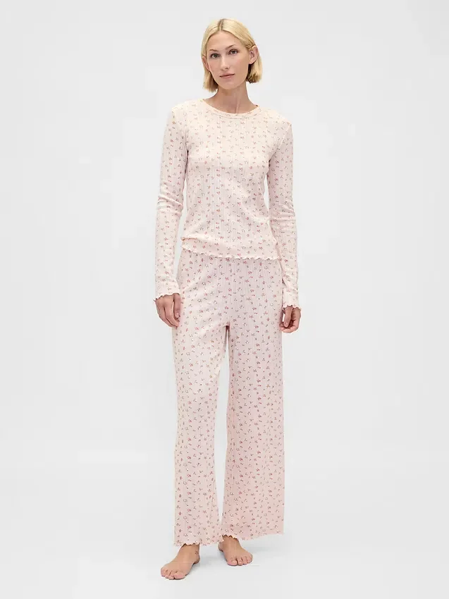 Pointelle Pj Top