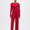 Pointelle Pj Top