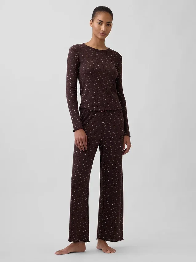 Pointelle Pj Top